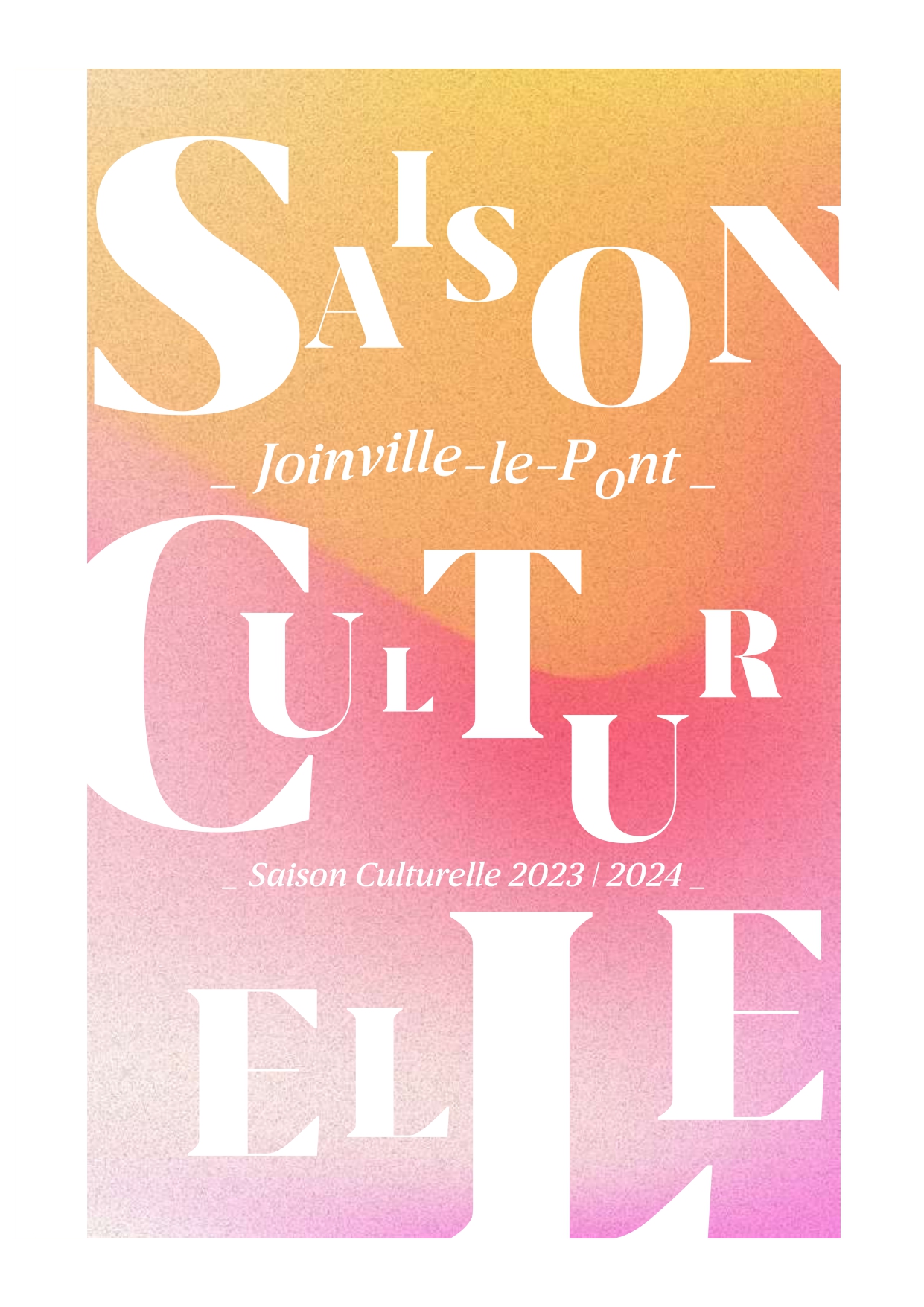 Saison Culturelle 2023/2024 Site officiel de la Ville de Joinvillele