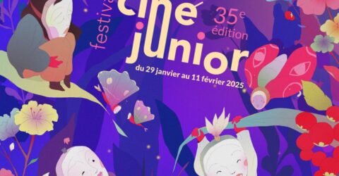 Affiche du festival Ciné Junior 2025 sur le thème dans tous mes états