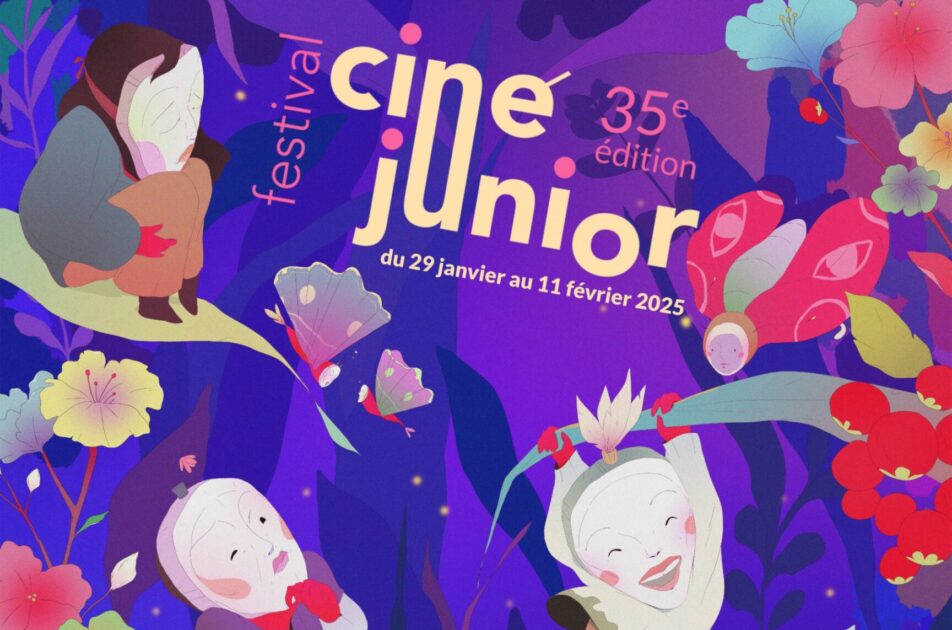 Affiche du festival Ciné Junior 2025 sur le thème dans tous mes états